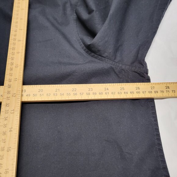 Claiborne Mens Shirt Button Up XXL Long Sleeve Black Cotton - Picture 12 of 14